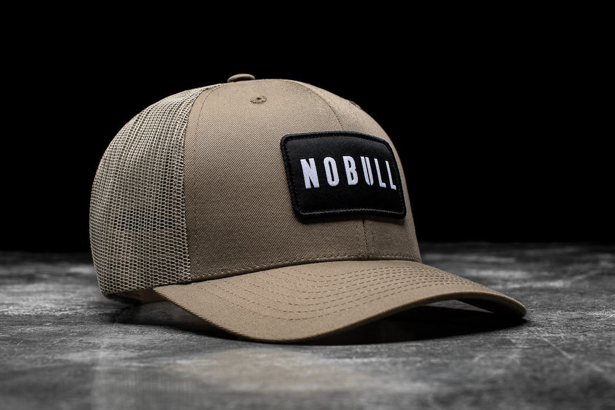 Nobull Curved-Brim Trucker Men's Hats Light Brown | Australia (ZD0835)